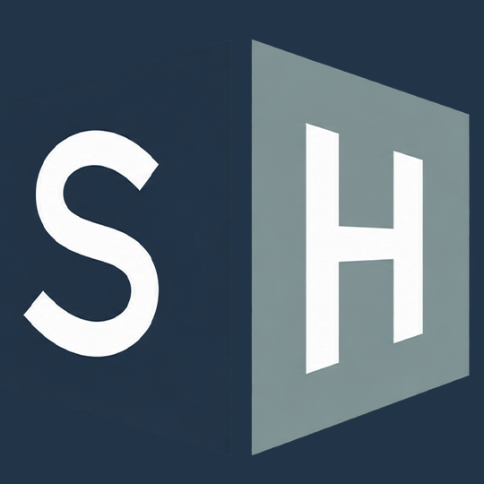 Shalom Logistics SH cube mark